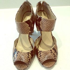 Snakeskin Heels